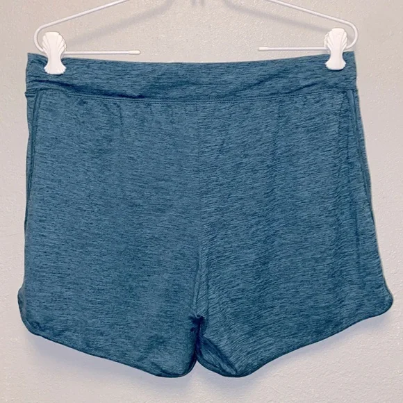 Reebok Size Medium Blue Drawstring Activewear Running Athletic Shorts 3304 - Picture 4 of 6